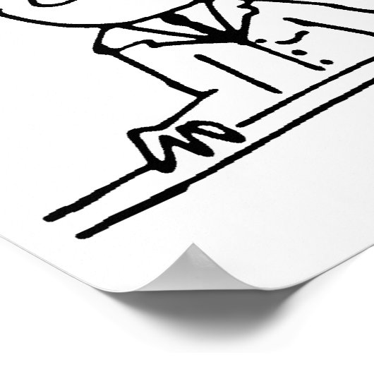 カーサービスセンターの整備士とショックアブソーバ ポスター (角)