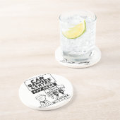 カーサービスセンター整備士とショックアブソーバ コースター (側面)