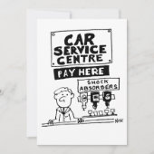 カーサービスセンター整備士とショックアブソーバ シーズンカード (正面)