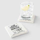 カーサービスセンター整備士とショックアブソーバ ストーンコースター (横)