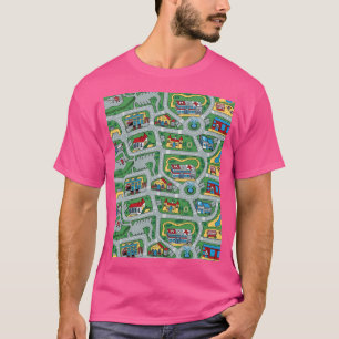 カーシティカーペットロードラグ90Sノスタルジック玩具 Tシャツ