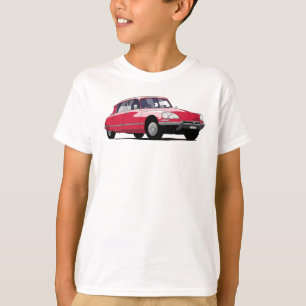カーシフランスのトローンDSクラシックカー Tシャツ