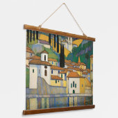 カーシュカソングスタフ絵画クリムトの風景 吊り下げ型タペストリー (傾斜あり)