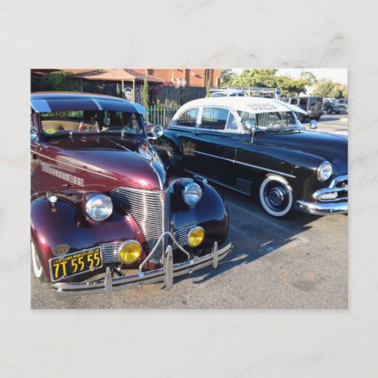 カーショクラシックーで楽しめる美しい自動車 ポストカード (正面)