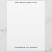 カーショー チラシ (裏面)