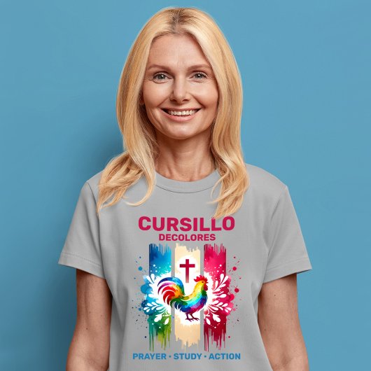 カーシロデコロレスロースター&クロスブラシストローク Tシャツ