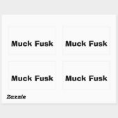 カーシール 長方形シール (シート)