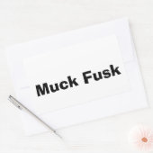 カーシール 長方形シール (封筒)