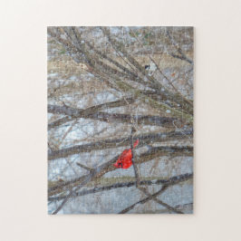 カージナルとシチメドリ ジグソーパズル