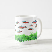 カージナルテトラの学校 コーヒーマグカップ (正面右)