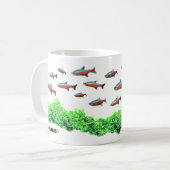 カージナルテトラの学校 コーヒーマグカップ (正面左)