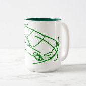 カースケッモダンチコーヒーマグ ツートーンマグカップ (正面右)