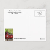 カースティンズベットボルシュトレシピはがき ポストカード (裏面)