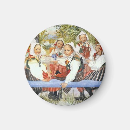 カースティーの誕生日パーティー マグネット (正面)