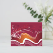 カーストライプド ポストカード (スタンド正面)