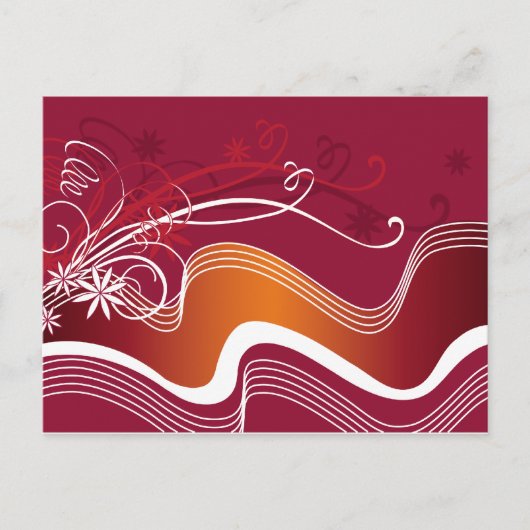 カーストライプド ポストカード (正面)