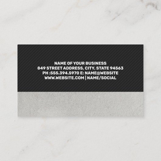 カースプレイ絵を描ロゴ 名刺 (裏面)