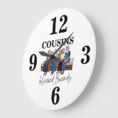 カース賛美フレンズファミリー懇親会 ラージ壁時計 (傾斜)