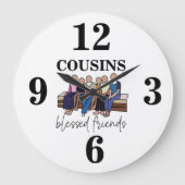 カース賛美フレンズファミリー懇親会 ラージ壁時計 (正面)