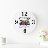 カース賛美フレンズファミリー懇親会 ラージ壁時計 (ホーム)