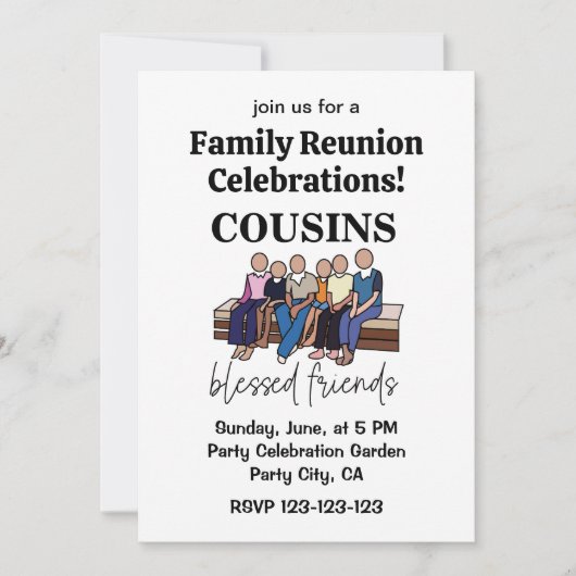 カース賛美フレンズファミリー懇親会 招待状 (正面)