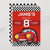カーズの誕生日招待状 招待状 (正面/裏面)