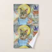 カーズウォーターカラーアート バスタオルセット (ハンドタオル)