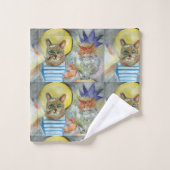 カーズウォーターカラーアート バスタオルセット (ウォッシュタオル)