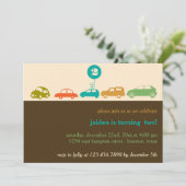 カーズカラフルバースデーパーティー 招待状 (スタンド正面)