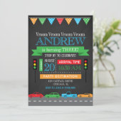 カーズシャルボードバースデーパーティー 招待状 (スタンド正面)