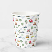 カーズパターン紙カップ 紙コップ (左)