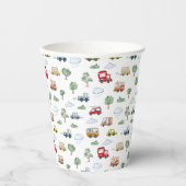 カーズパターン紙カップ 紙コップ (正面)