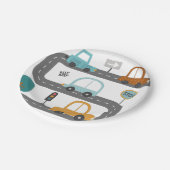 カーズロード誕生日招待状 ペーパープレート (アングル)