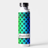 カーズ市松模様にバイケネス・ヨンチ ウォーターボトル (左面)