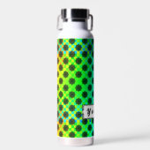 カーズ市松模様にバイケネス・ヨンチ ウォーターボトル (正面)