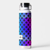 カーズ市松模様にバイケネス・ヨンチ ウォーターボトル (背面)