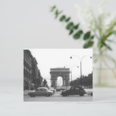 カーズ&アーチヴィンテージブラック&ホワイトポストカード ポストカード (スタンド正面)