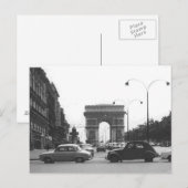 カーズ&アーチヴィンテージブラック&ホワイトポストカード ポストカード (正面/裏面)