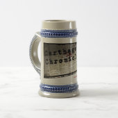 カーセッジはステインを記録します! ビールジョッキ (正面左)