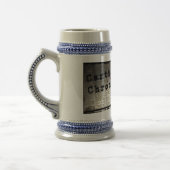 カーセッジはステインを記録します! ビールジョッキ (左)