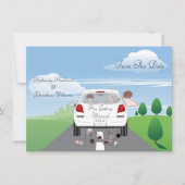 カーセーブ・ザ・デート案内 招待状 (正面)