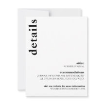 カーソモダンン結婚の詳細カード