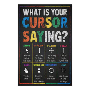 カーソルのことわざポスター ポスター