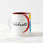 カーソンのマグを祝って下さい ツートーンマグカップ (正面左)