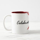 カーソンのマグを祝って下さい ツートーンマグカップ (左)