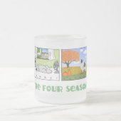 カーソンの四季 |カートゥーンドッグ フロストグラスマグカップ (中央)