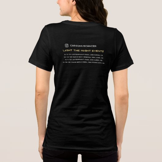 カーソンの夜を照らそう トライブレンドＴシャツ (裏面)