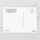 「カーソンシティ朝散歩」 ポストカード (裏面)