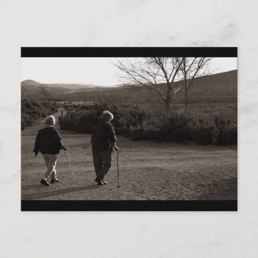 「カーソンシティ朝散歩」 ポストカード (正面)