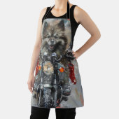 カーソンドッグ乗用オートバイクリスマス エプロン (インサイチュ)